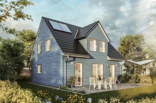 Flair-113-Garten-Holzhaus Schwedenhaus