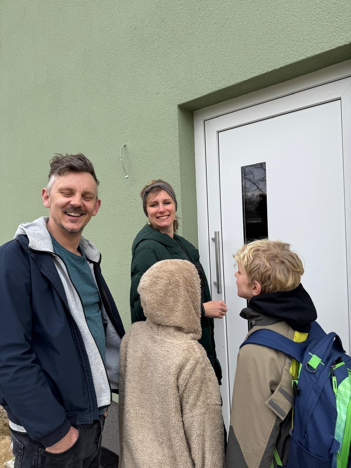 ...das erste mal das Haus aufschließen